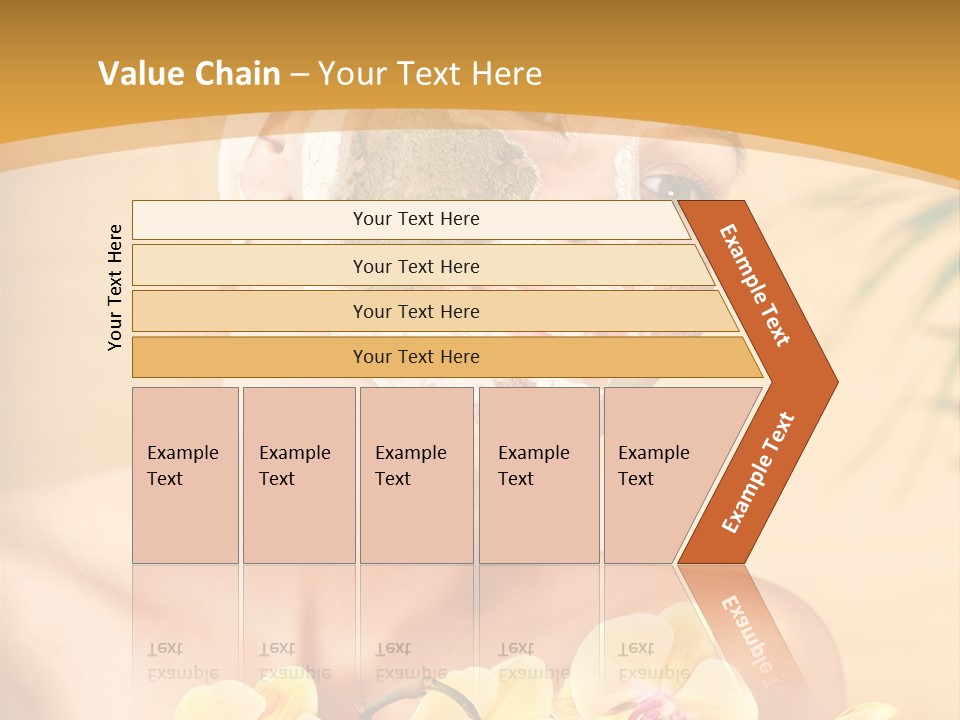 A Woman With A Towel On Her Head And A Green Mask On Her Face PowerPoint Template