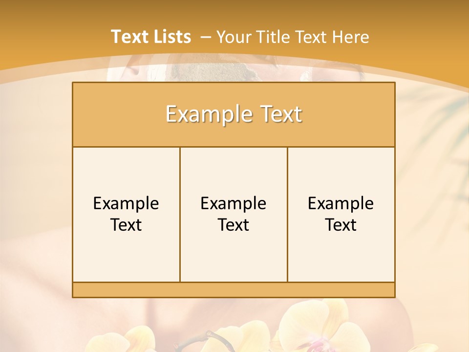 A Woman With A Towel On Her Head And A Green Mask On Her Face PowerPoint Template