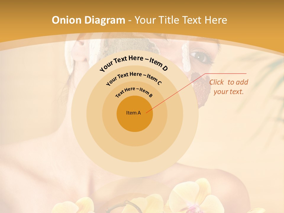 A Woman With A Towel On Her Head And A Green Mask On Her Face PowerPoint Template