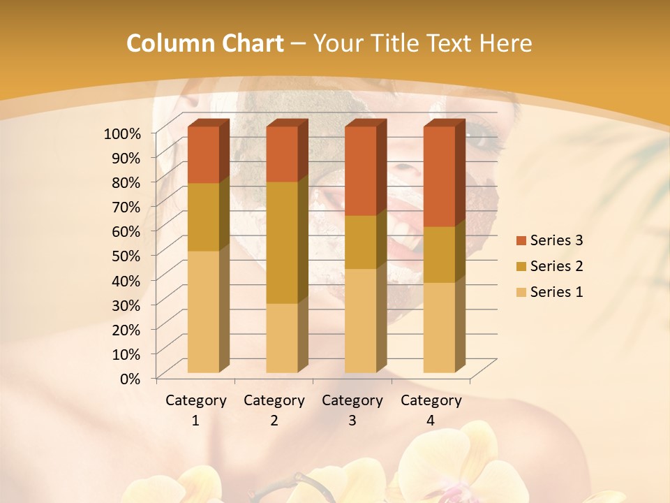 A Woman With A Towel On Her Head And A Green Mask On Her Face PowerPoint Template