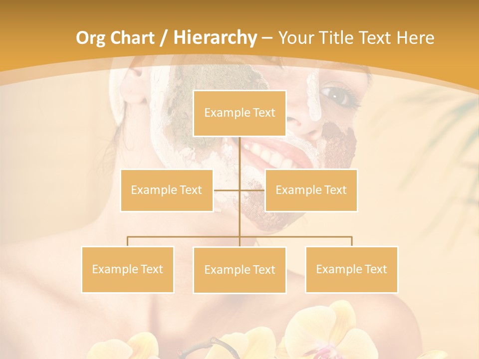 A Woman With A Towel On Her Head And A Green Mask On Her Face PowerPoint Template