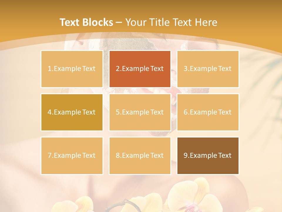 A Woman With A Towel On Her Head And A Green Mask On Her Face PowerPoint Template