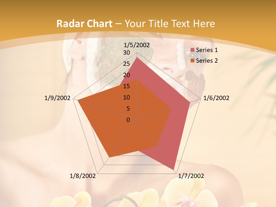 A Woman With A Towel On Her Head And A Green Mask On Her Face PowerPoint Template