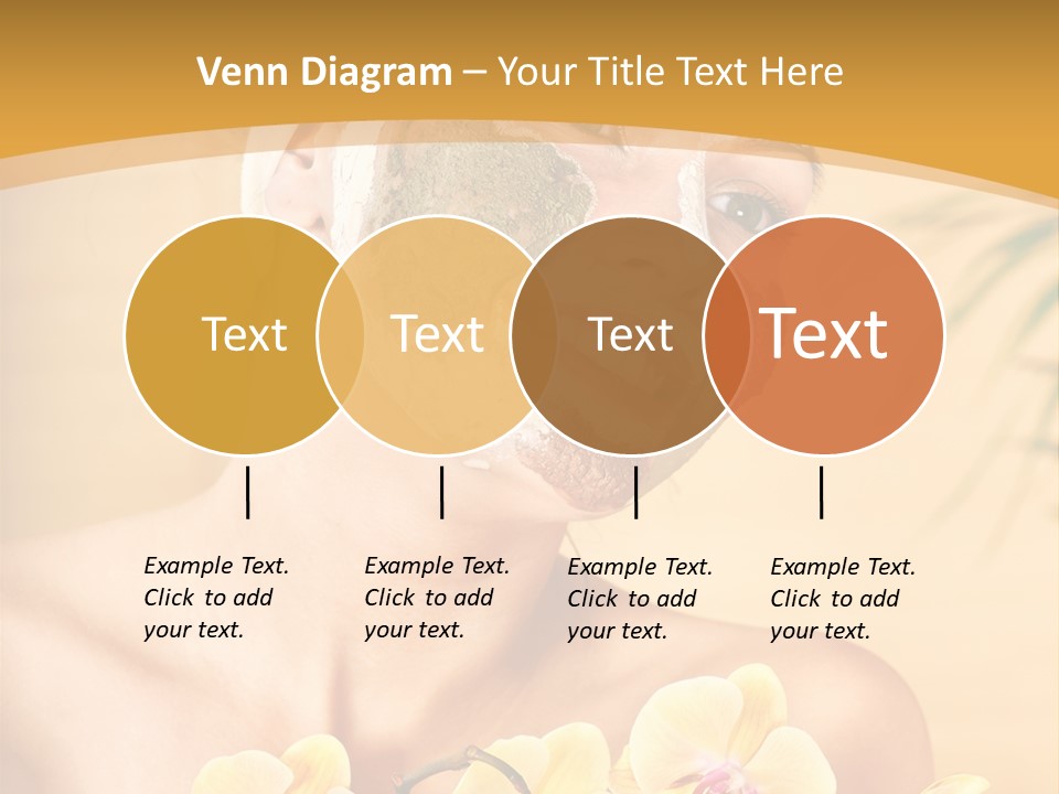 A Woman With A Towel On Her Head And A Green Mask On Her Face PowerPoint Template