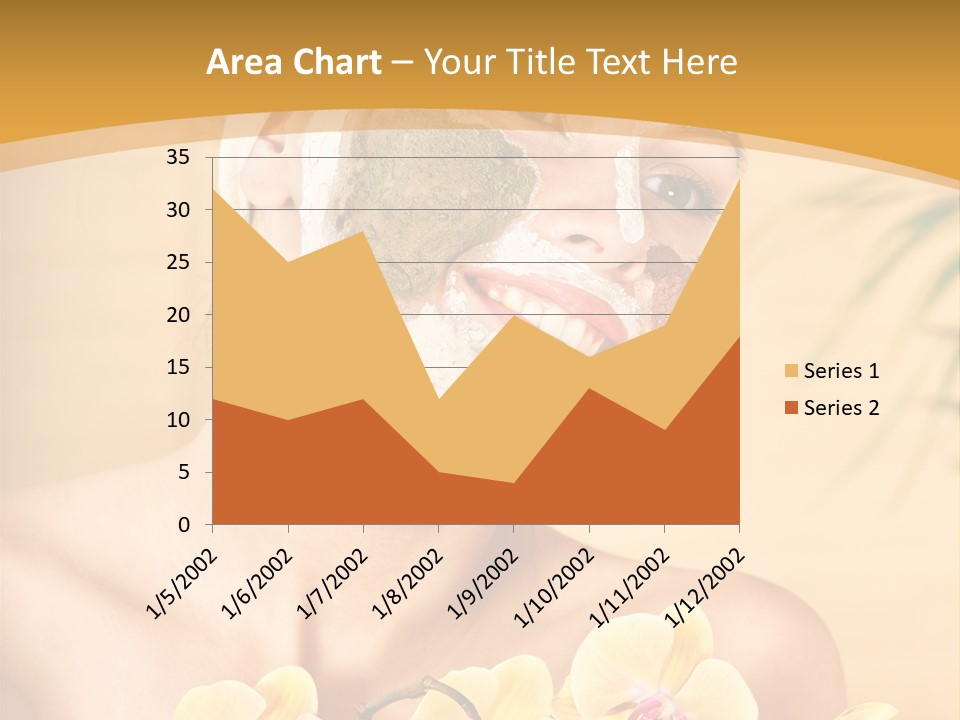 A Woman With A Towel On Her Head And A Green Mask On Her Face PowerPoint Template