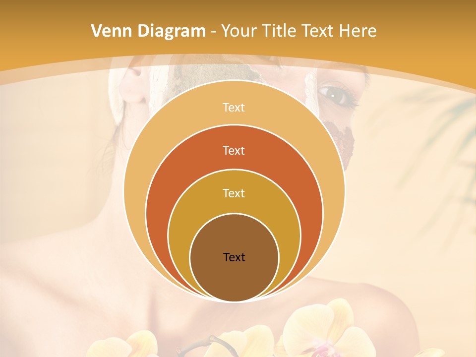 A Woman With A Towel On Her Head And A Green Mask On Her Face PowerPoint Template