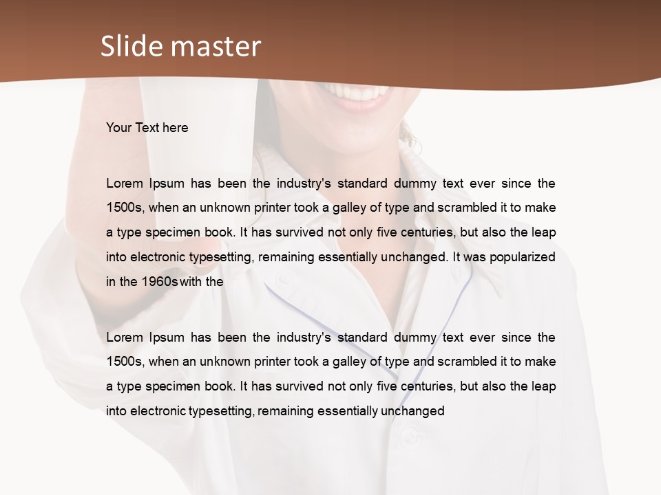 A Woman In A White Shirt Holding A Glass Of Milk PowerPoint Template