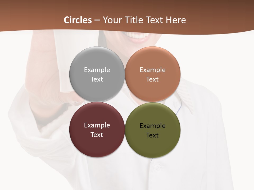 A Woman In A White Shirt Holding A Glass Of Milk PowerPoint Template