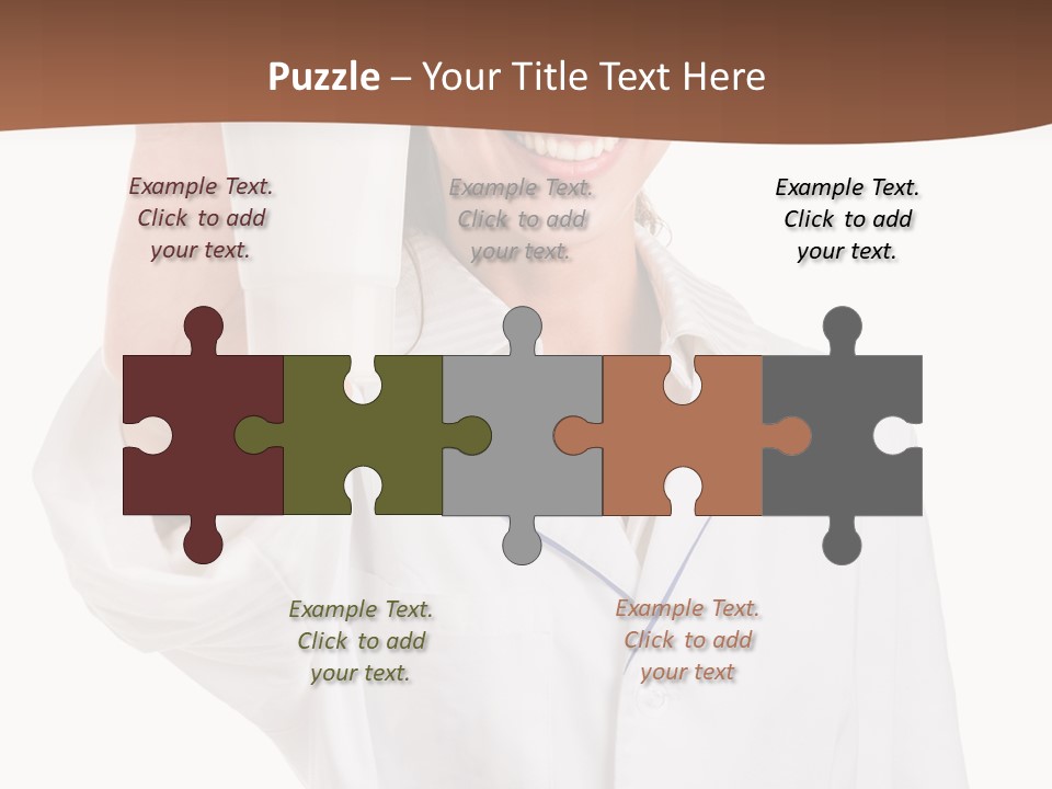 A Woman In A White Shirt Holding A Glass Of Milk PowerPoint Template