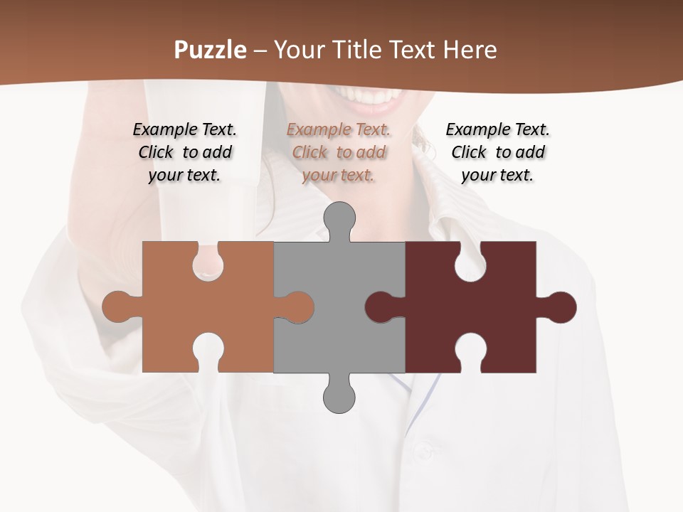 A Woman In A White Shirt Holding A Glass Of Milk PowerPoint Template