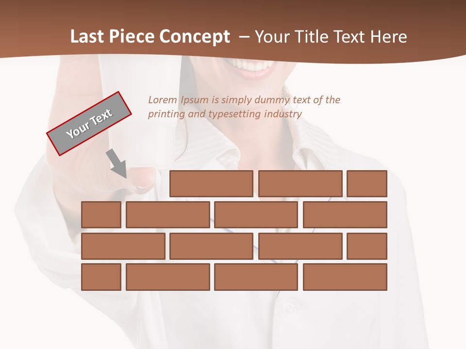 A Woman In A White Shirt Holding A Glass Of Milk PowerPoint Template