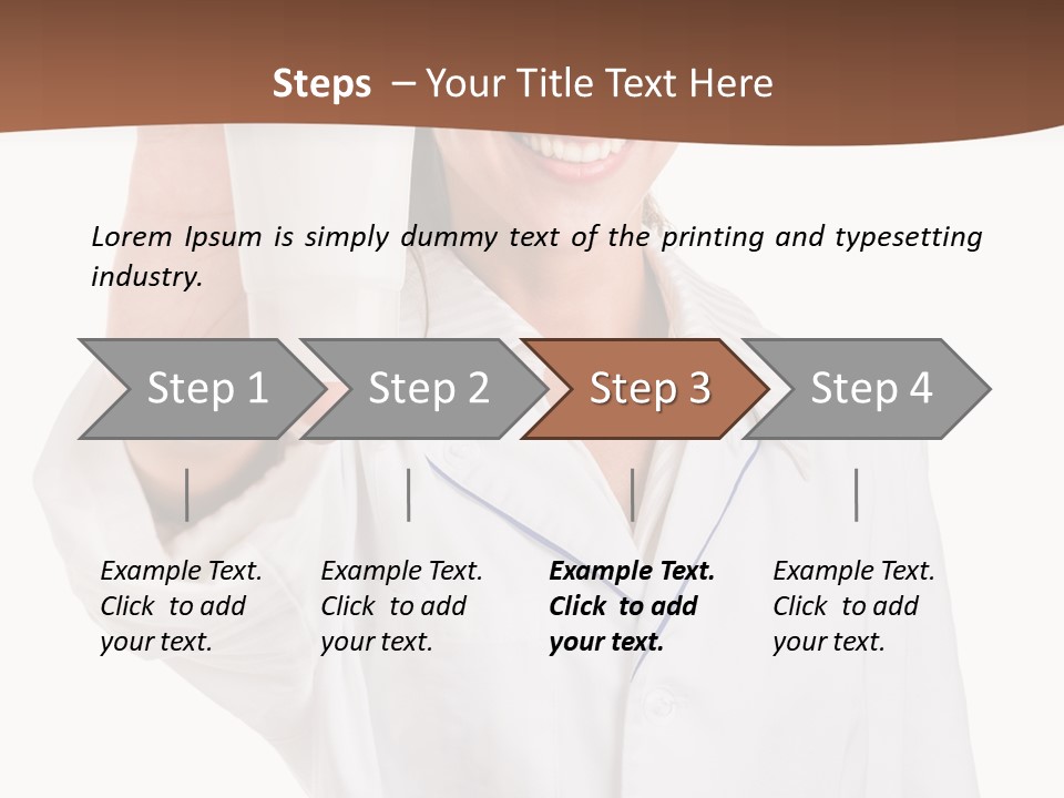 A Woman In A White Shirt Holding A Glass Of Milk PowerPoint Template