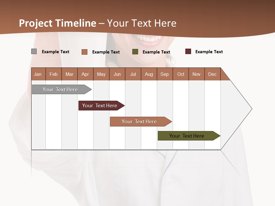A Woman In A White Shirt Holding A Glass Of Milk PowerPoint Template