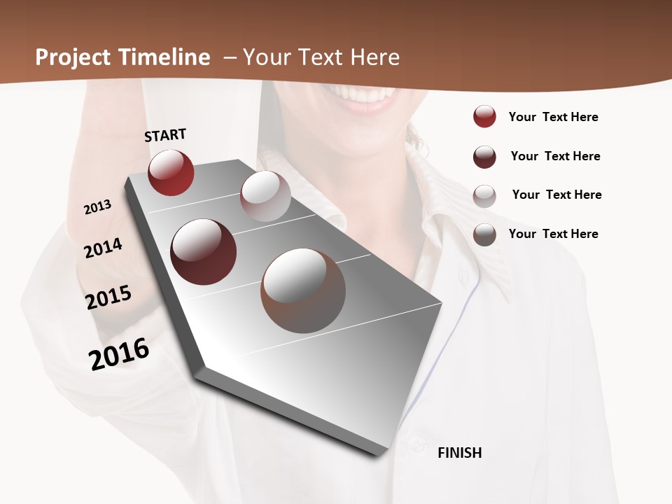 A Woman In A White Shirt Holding A Glass Of Milk PowerPoint Template