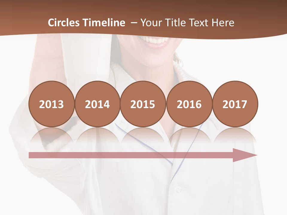 A Woman In A White Shirt Holding A Glass Of Milk PowerPoint Template