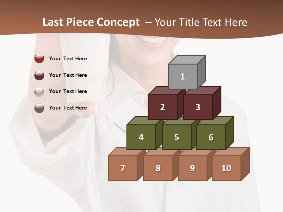 A Woman In A White Shirt Holding A Glass Of Milk PowerPoint Template