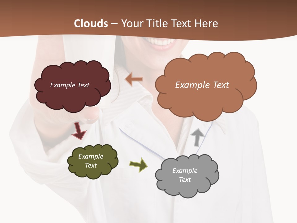 A Woman In A White Shirt Holding A Glass Of Milk PowerPoint Template