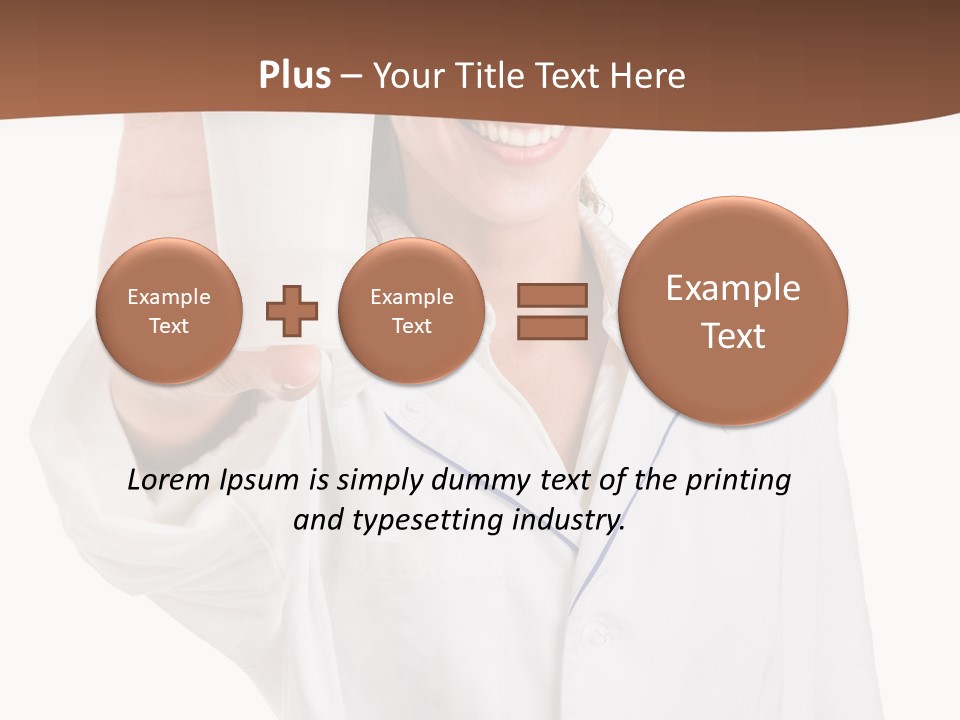 A Woman In A White Shirt Holding A Glass Of Milk PowerPoint Template