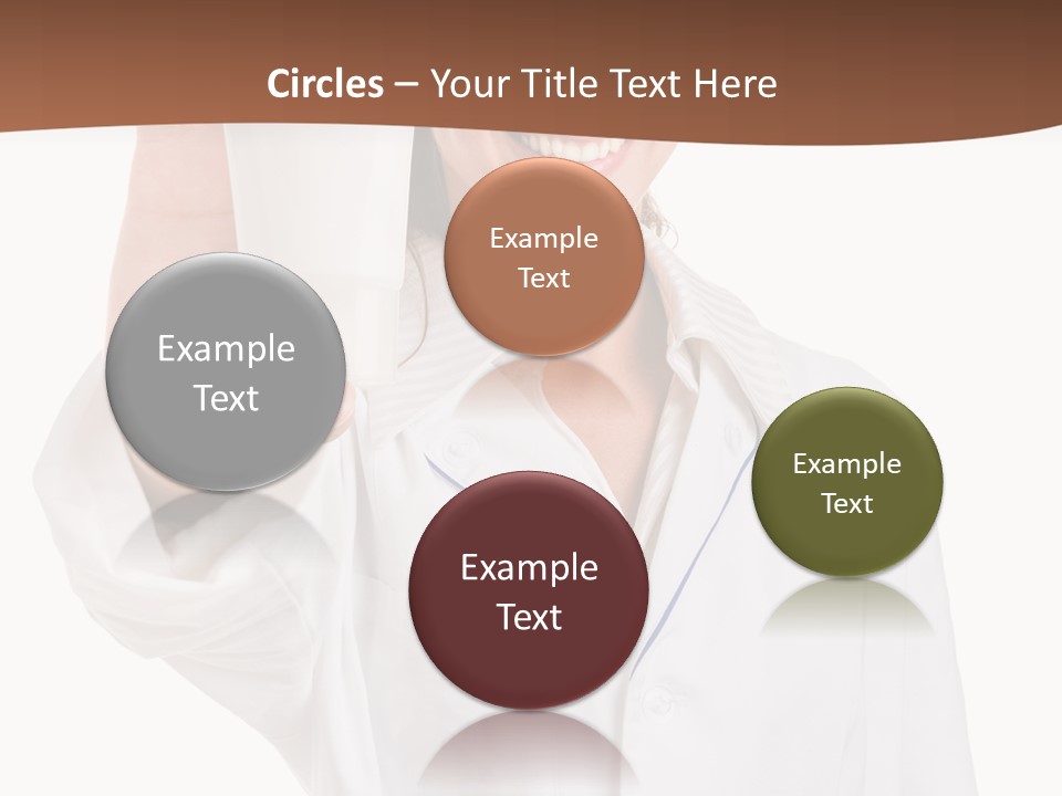 A Woman In A White Shirt Holding A Glass Of Milk PowerPoint Template