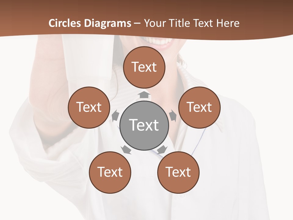 A Woman In A White Shirt Holding A Glass Of Milk PowerPoint Template