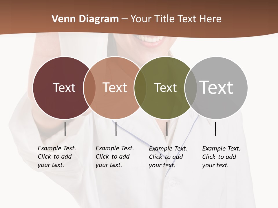 A Woman In A White Shirt Holding A Glass Of Milk PowerPoint Template