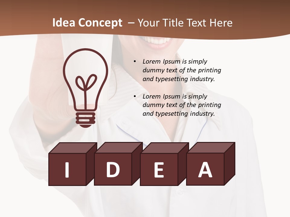 A Woman In A White Shirt Holding A Glass Of Milk PowerPoint Template