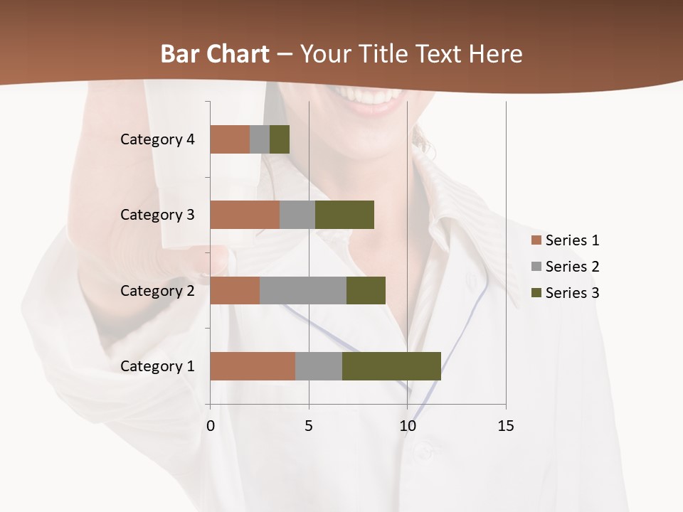 A Woman In A White Shirt Holding A Glass Of Milk PowerPoint Template