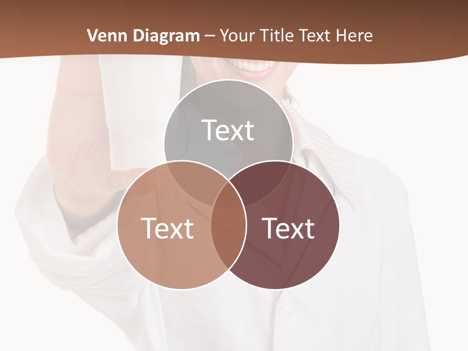 A Woman In A White Shirt Holding A Glass Of Milk PowerPoint Template