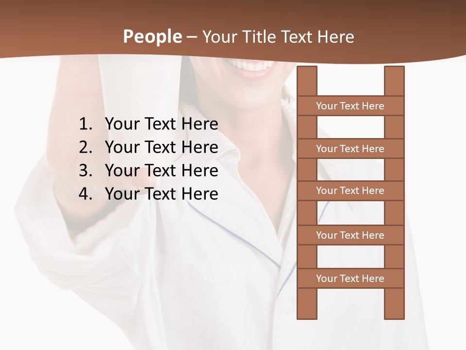 A Woman In A White Shirt Holding A Glass Of Milk PowerPoint Template