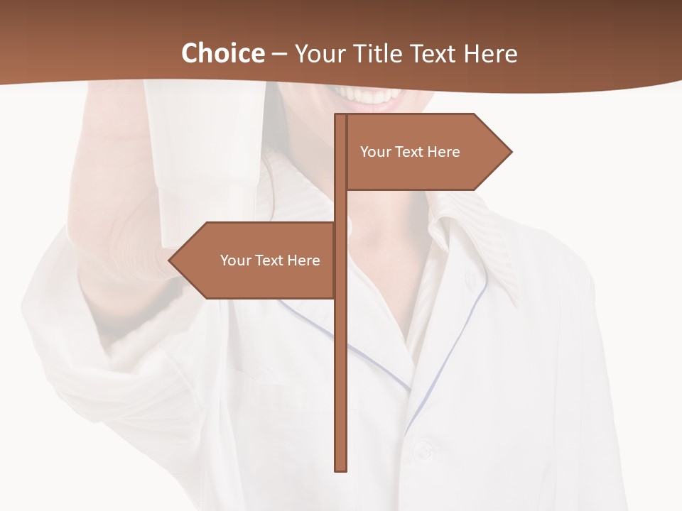 A Woman In A White Shirt Holding A Glass Of Milk PowerPoint Template