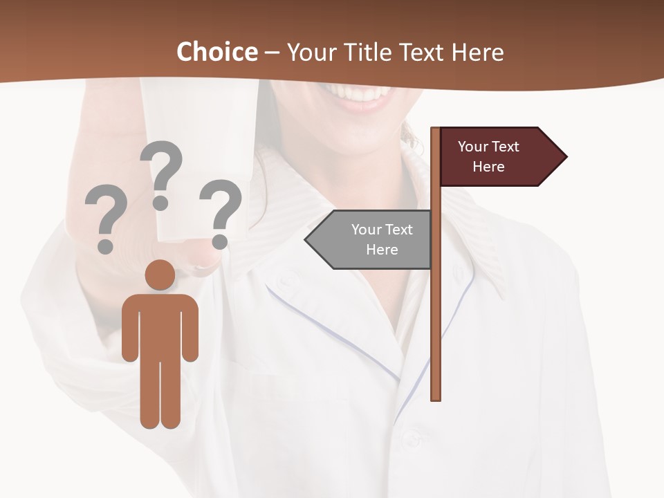 A Woman In A White Shirt Holding A Glass Of Milk PowerPoint Template