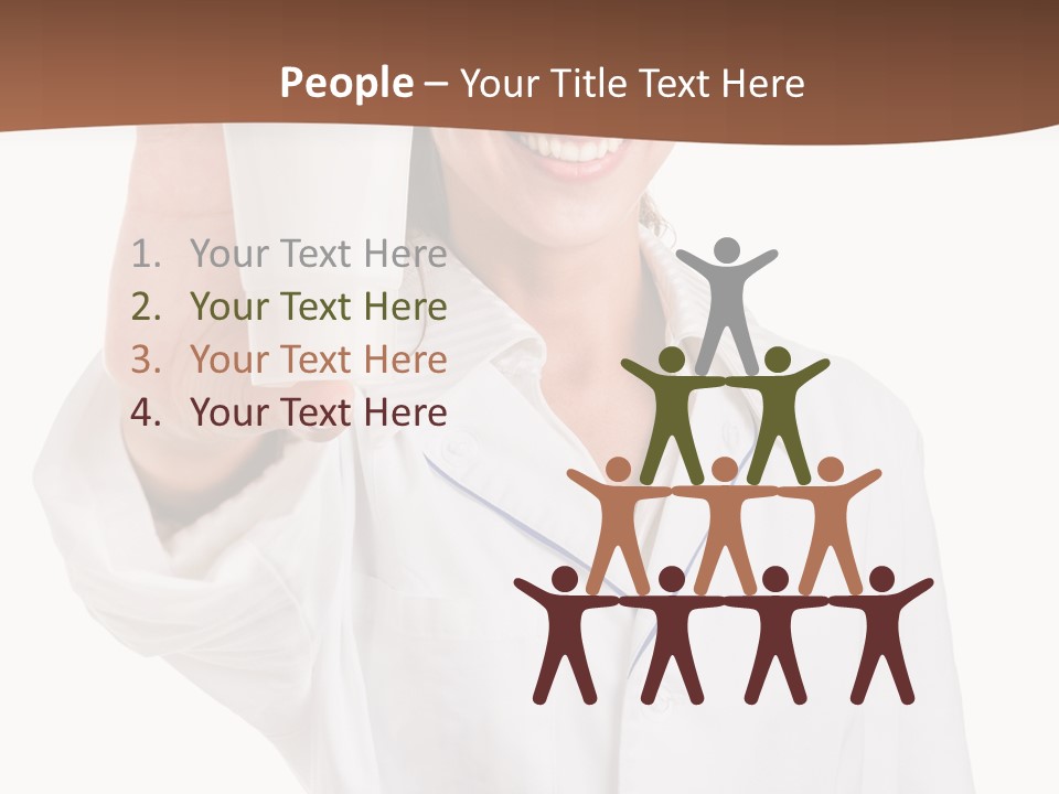 A Woman In A White Shirt Holding A Glass Of Milk PowerPoint Template