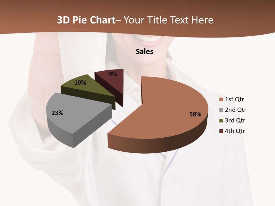 A Woman In A White Shirt Holding A Glass Of Milk PowerPoint Template