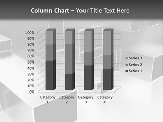 A Group Of Black And White Squares On A Gray Background PowerPoint Template