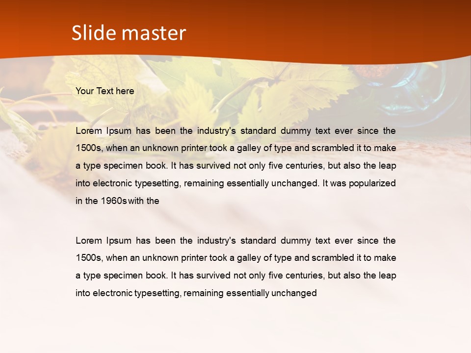 A Bottle Of Wine Sitting On Top Of A Wooden Table PowerPoint Template