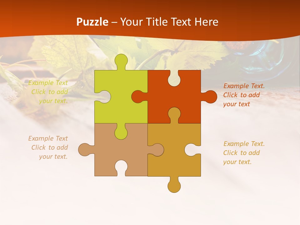 A Bottle Of Wine Sitting On Top Of A Wooden Table PowerPoint Template