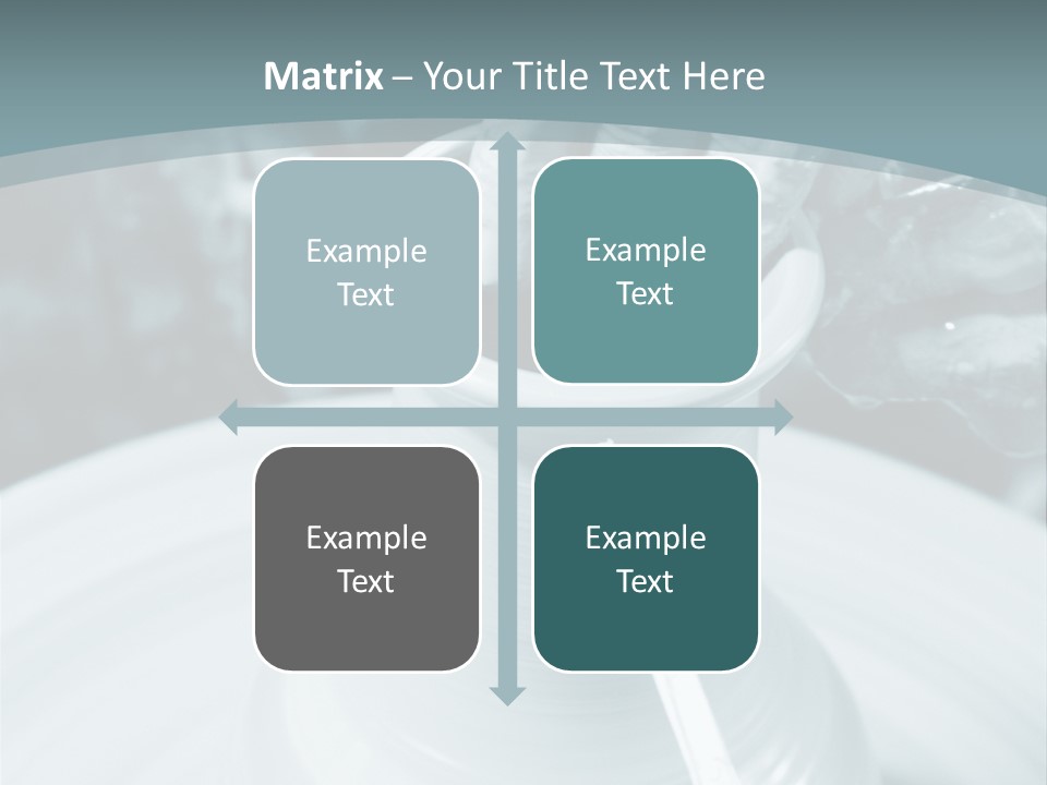 A Person Making A Vase On A Potter's Wheel PowerPoint Template