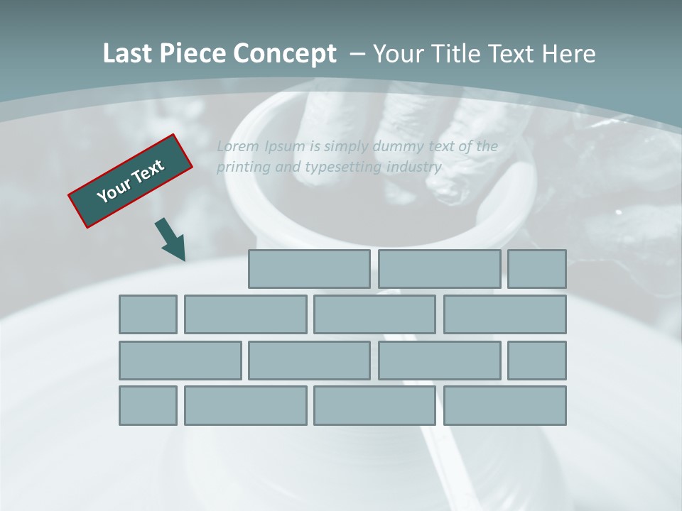A Person Making A Vase On A Potter's Wheel PowerPoint Template