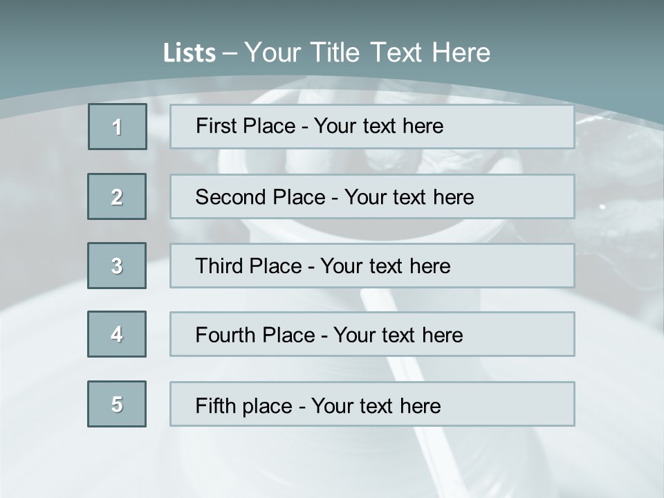A Person Making A Vase On A Potter's Wheel PowerPoint Template