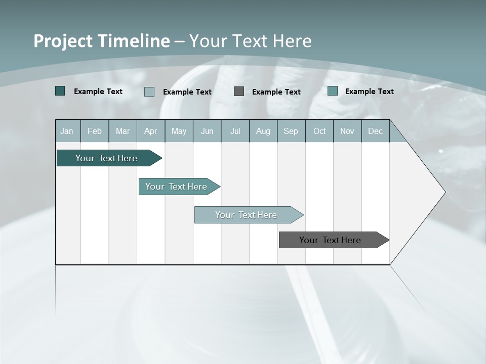 A Person Making A Vase On A Potter's Wheel PowerPoint Template