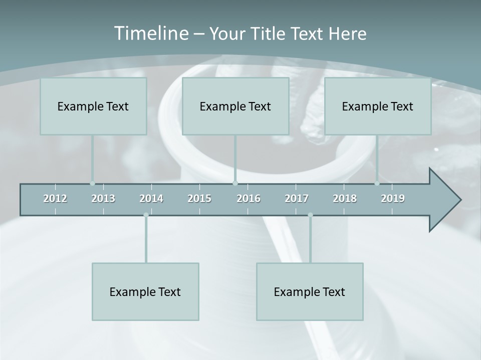 A Person Making A Vase On A Potter's Wheel PowerPoint Template