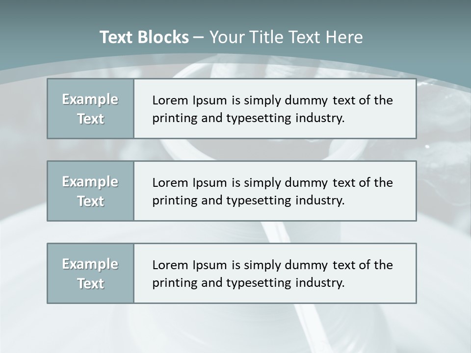 A Person Making A Vase On A Potter's Wheel PowerPoint Template