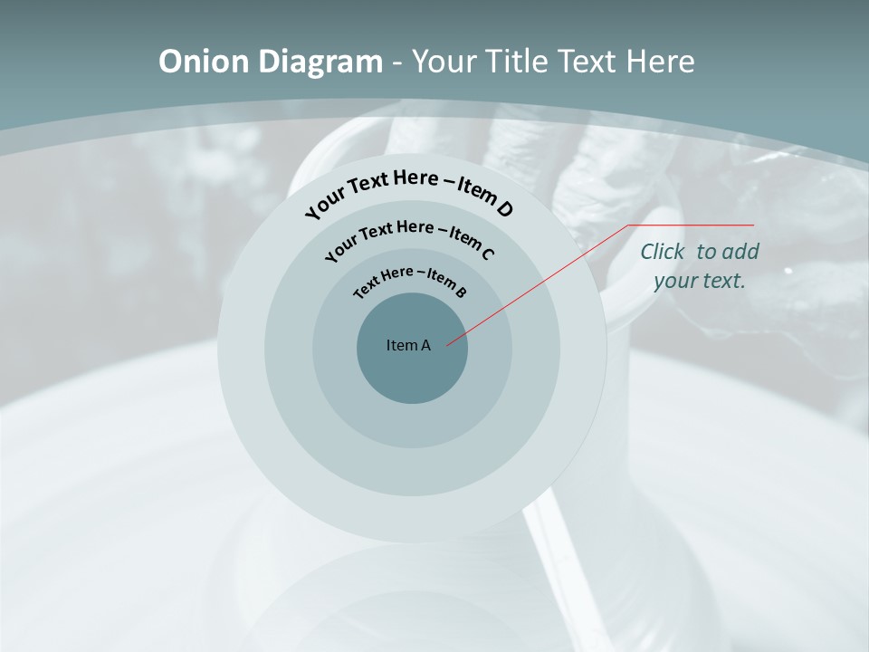 A Person Making A Vase On A Potter's Wheel PowerPoint Template