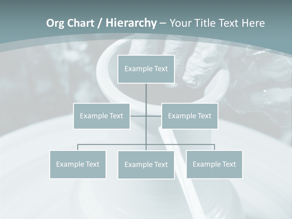 A Person Making A Vase On A Potter's Wheel PowerPoint Template
