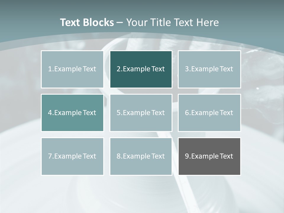 A Person Making A Vase On A Potter's Wheel PowerPoint Template