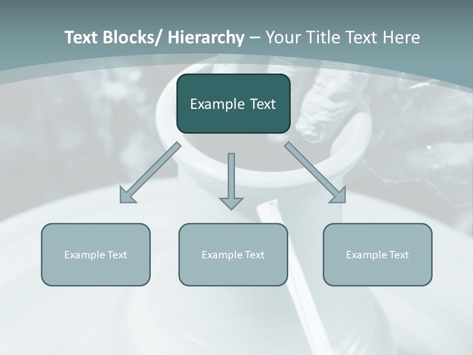 A Person Making A Vase On A Potter's Wheel PowerPoint Template