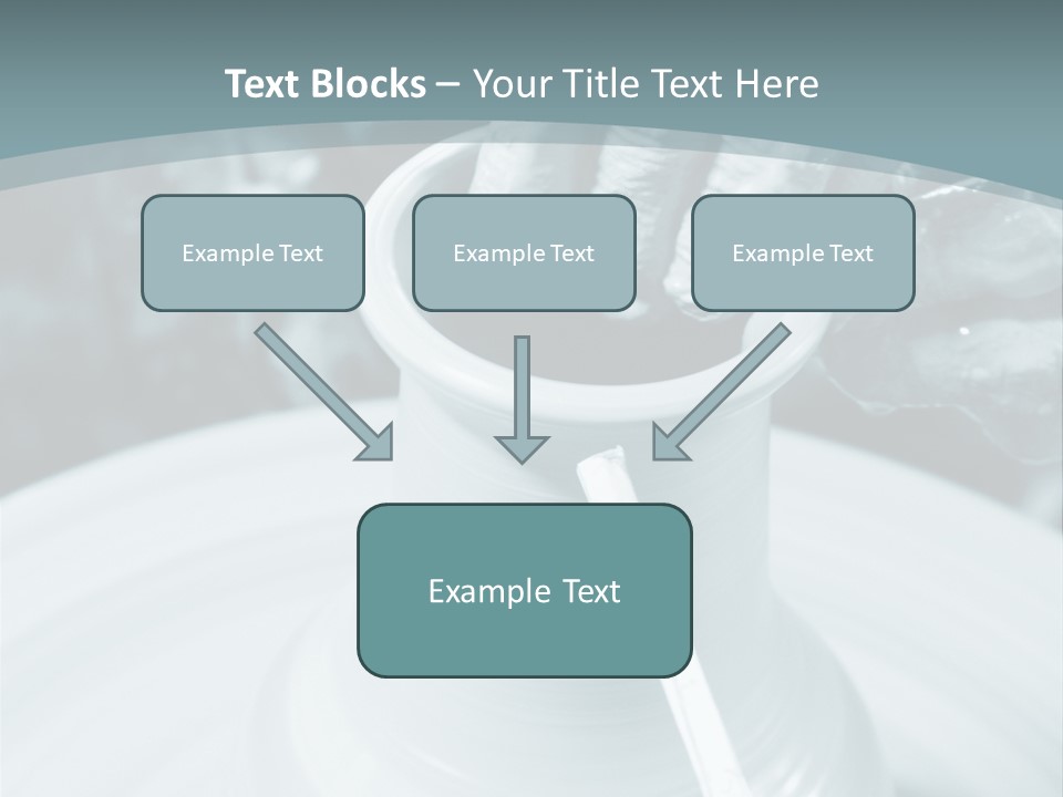 A Person Making A Vase On A Potter's Wheel PowerPoint Template