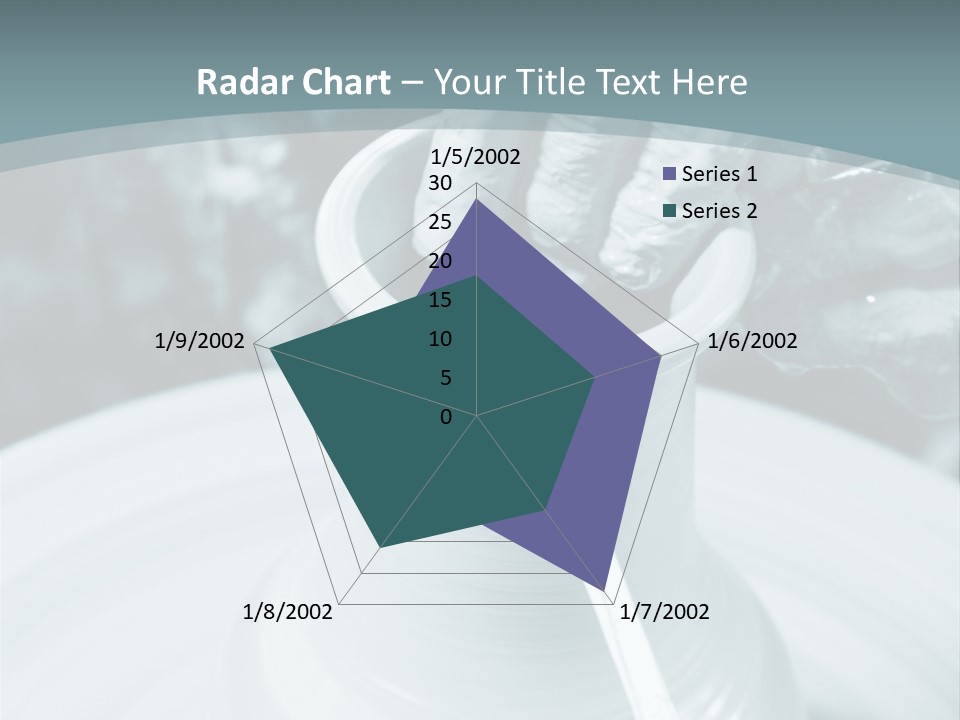 A Person Making A Vase On A Potter's Wheel PowerPoint Template