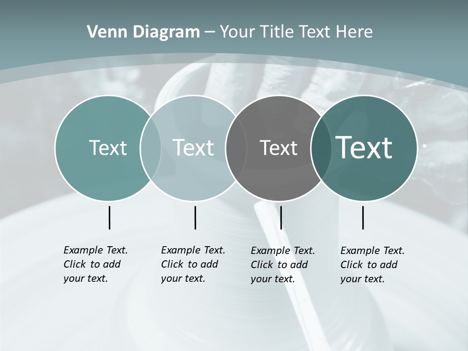 A Person Making A Vase On A Potter's Wheel PowerPoint Template
