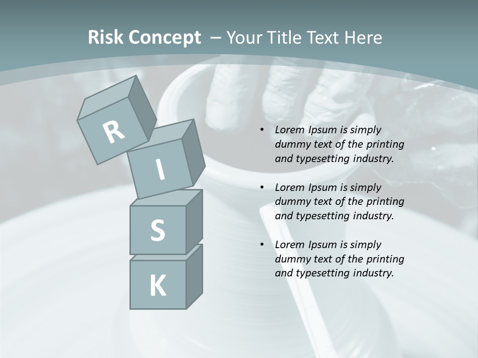 A Person Making A Vase On A Potter's Wheel PowerPoint Template